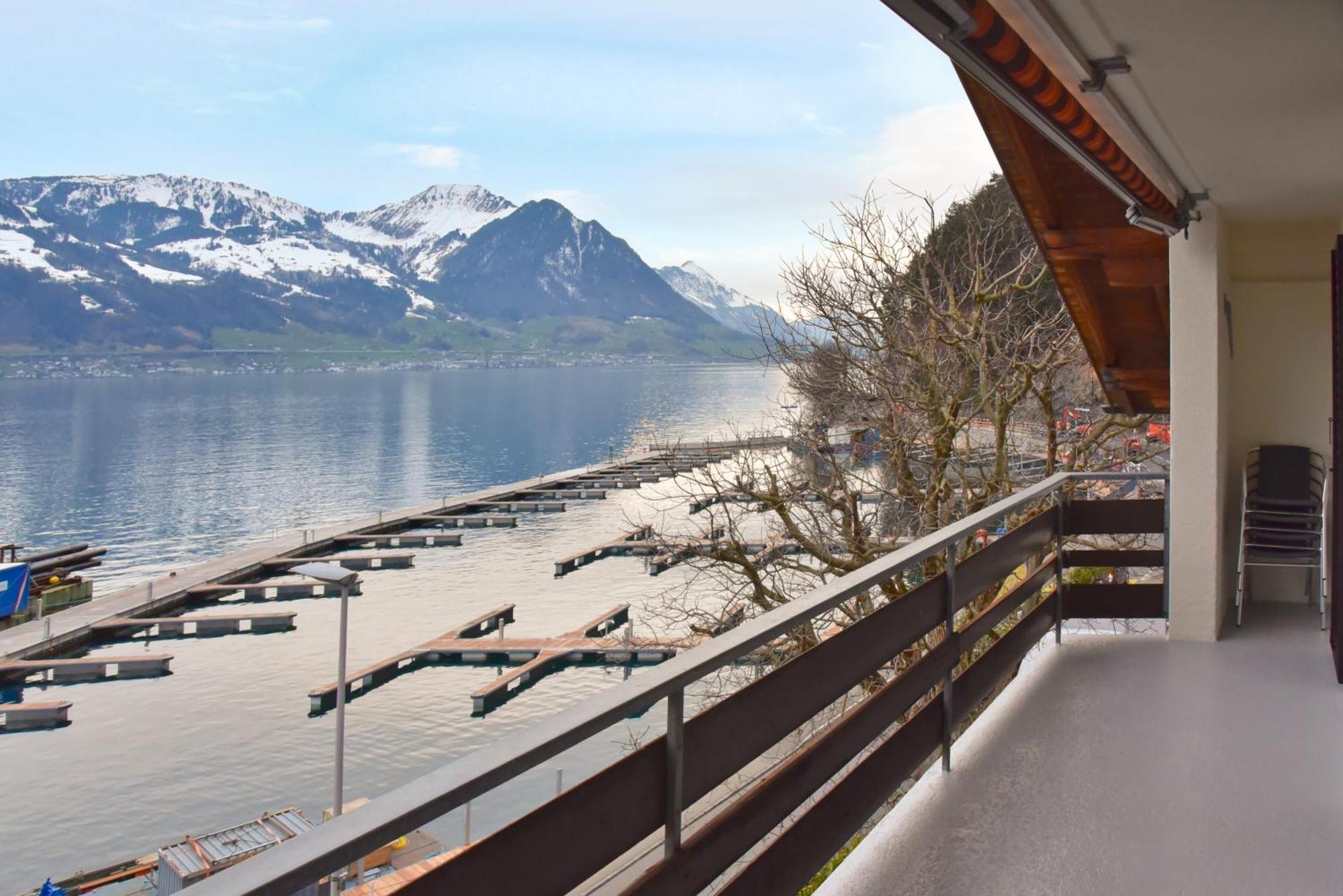 Modern And Charming Apartment On The Shores Of Lake Lucerne Gersau Exterior foto